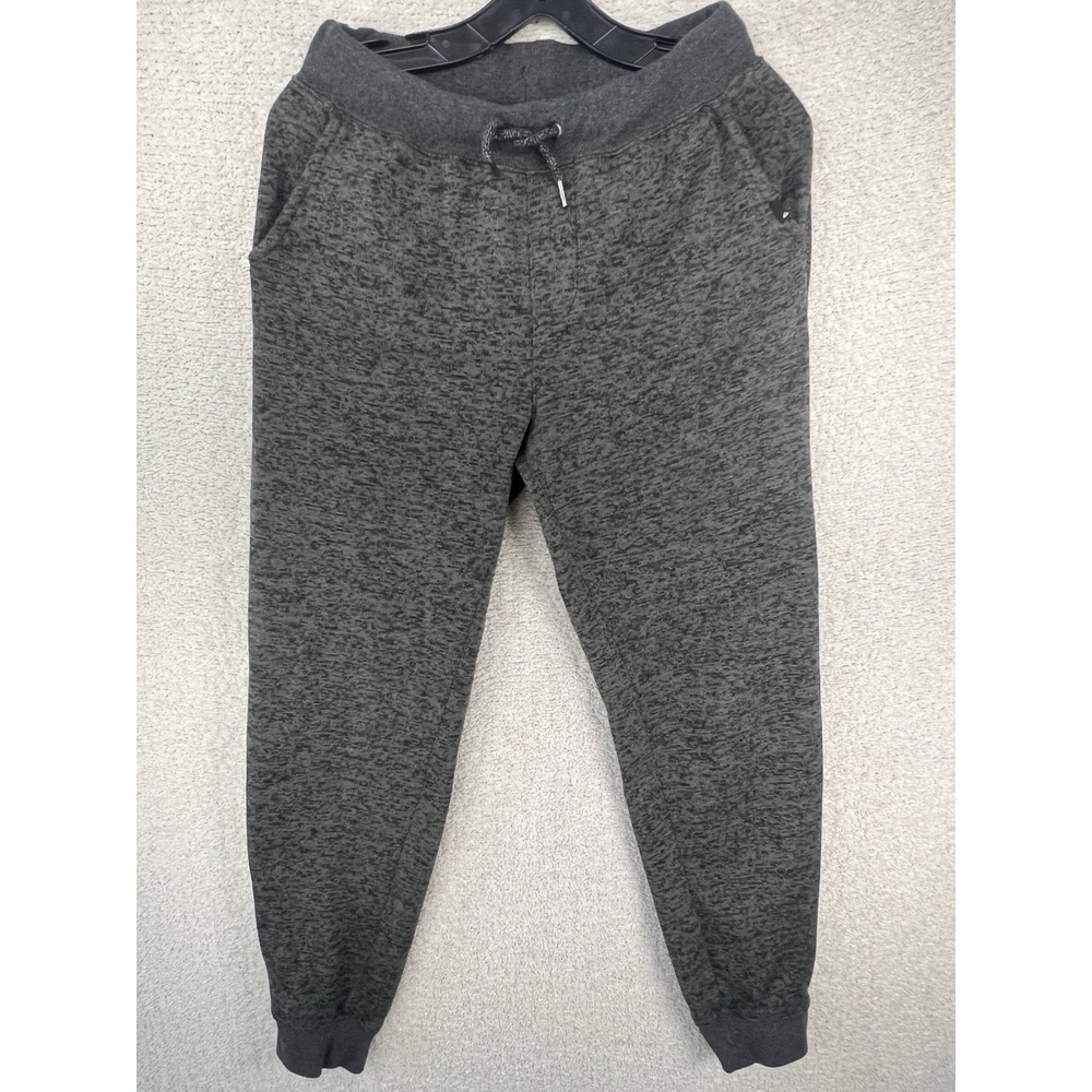 Quiksilver Keller Jogger Pants Mens M Gray Heather Knit Fleece Sweatpants Surf